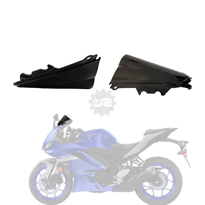 Motorcycle Wind Deflectors accessories Motobike Double Bubble Windshield Deflector Wind Screen for Yamaha YZF R3 R25 2019-2023