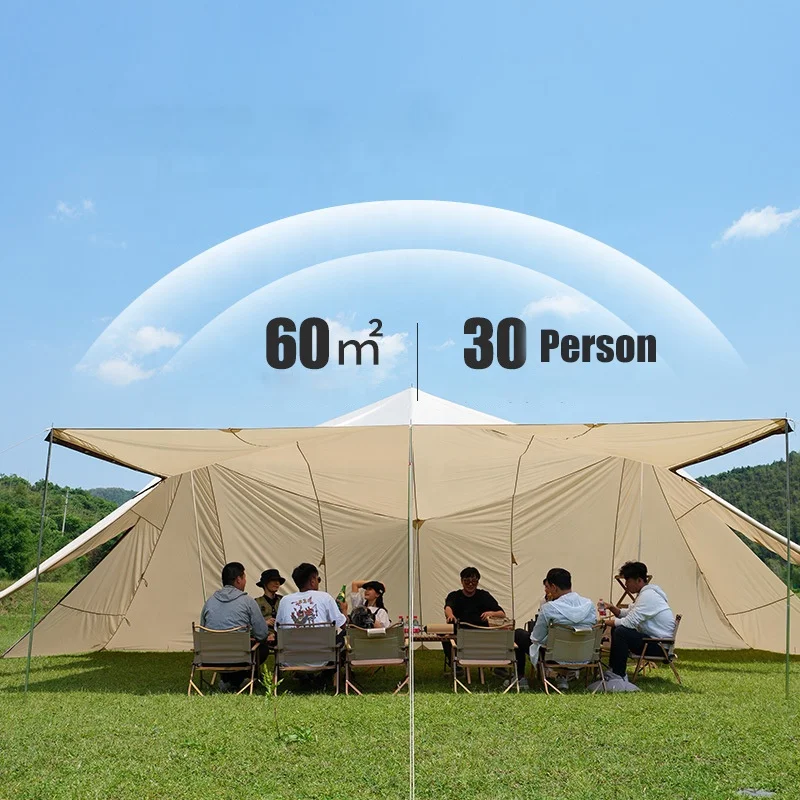 

Outdoor Waterproof Thickened Oxford Camping Tarp Extra Large Sun Protection Canopy Camping Tarp For Events