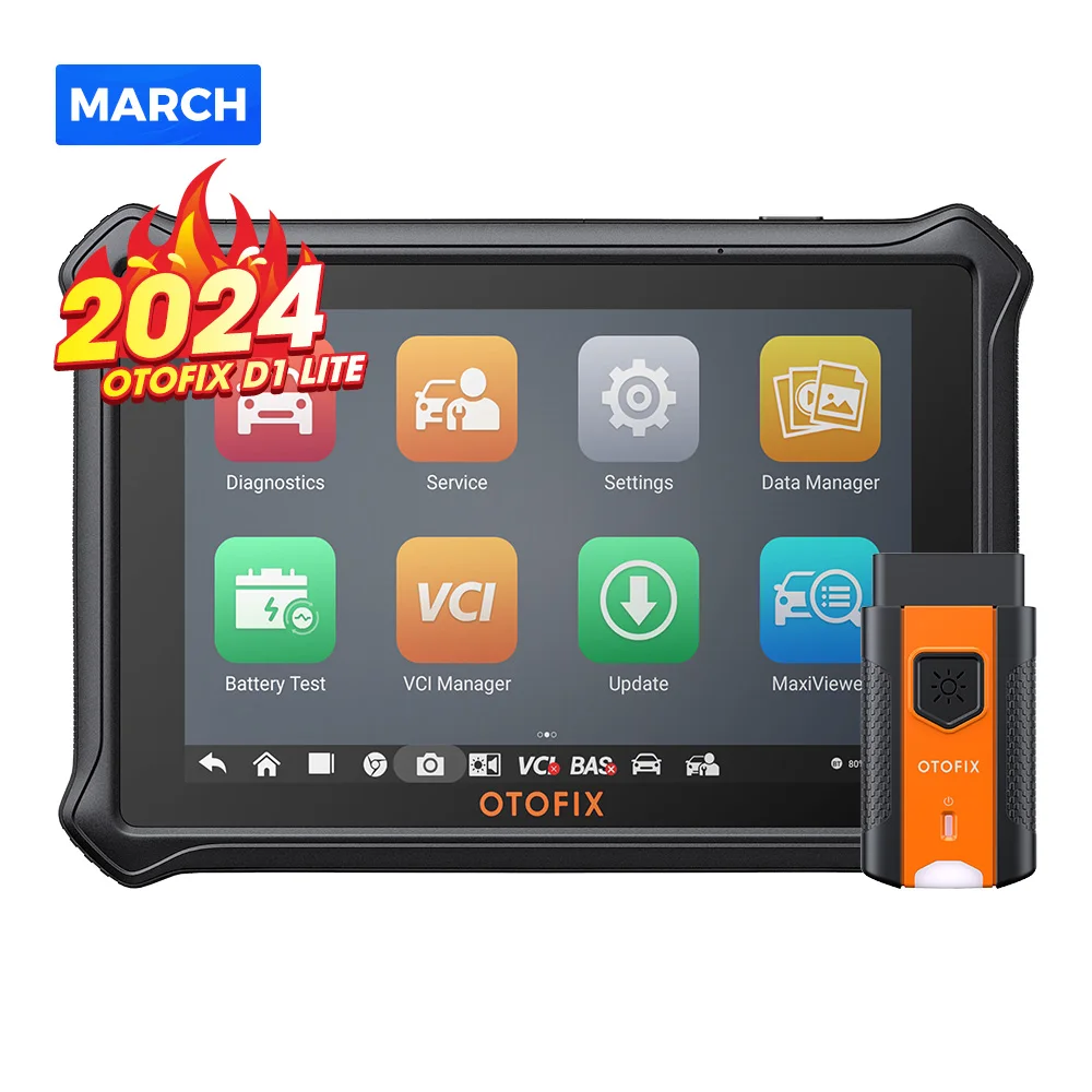 2024 OTOFIX D1 LITE Bi-directional Car Diagnostic Tool With OBD II Tpms Auto Programming Scanner Professional Automotriz Machine