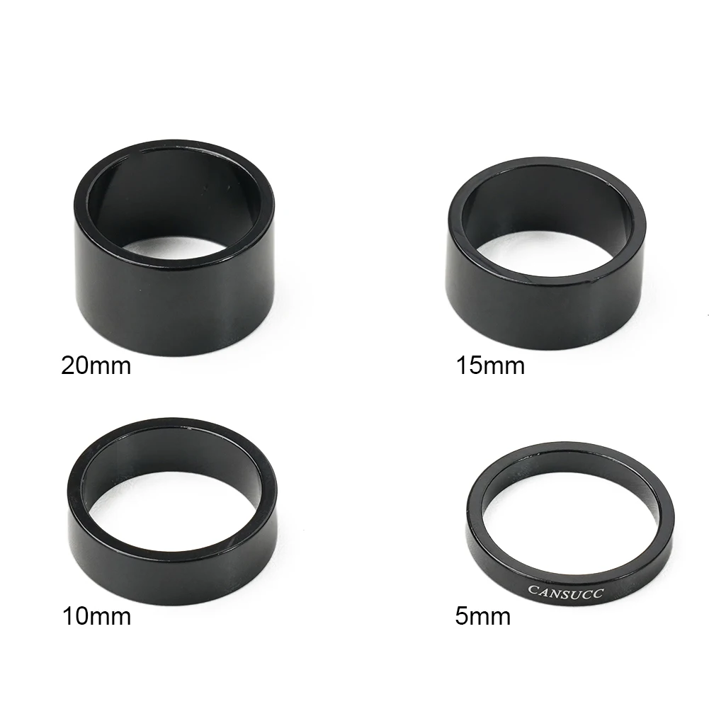 4Pc/Set Aluminum Alloy Bicycle Headset Spacer Mountain Bike Headset Washer Front Stem Fork Spacer Cycling Accessories