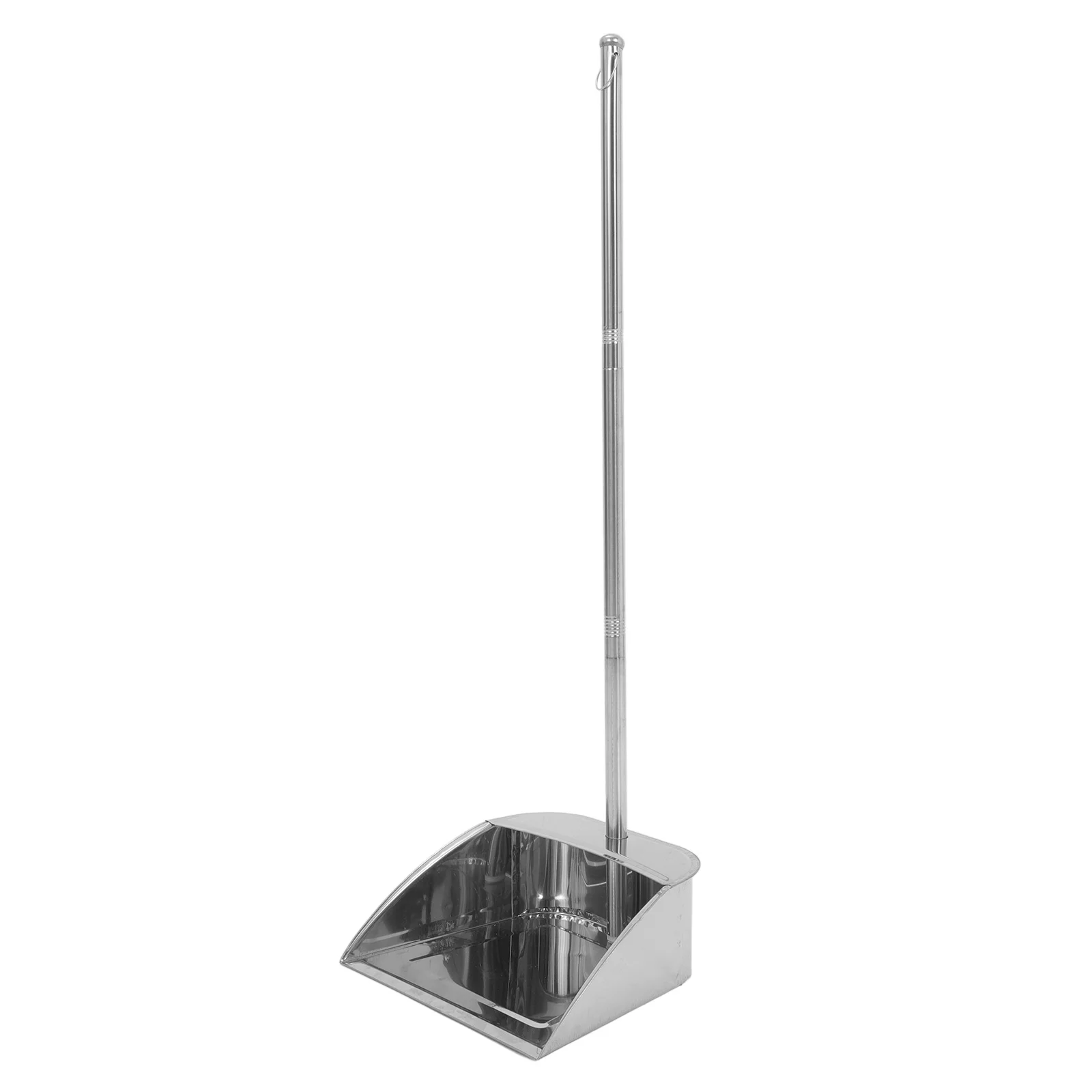 

Thickened Garbage Shovel Dustpan Heavy Duty Stainless Steel Home Cleaning Supplies Long Handle Dustpan No Stoop Design Seamless