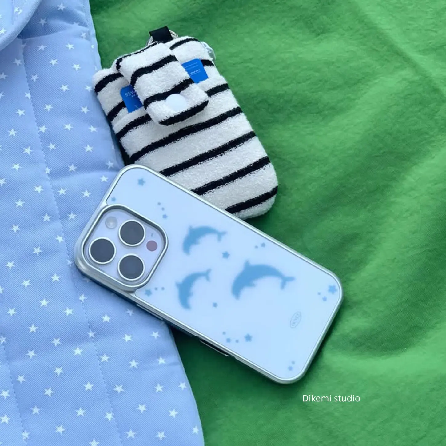 Blue Star Korean Ins Creative Advanced Design Phone Case For iPhone 17 Air 16 E 15 14 13 12 11 Pro Max 7 8 Plus Y2K Cute Cover - view 5