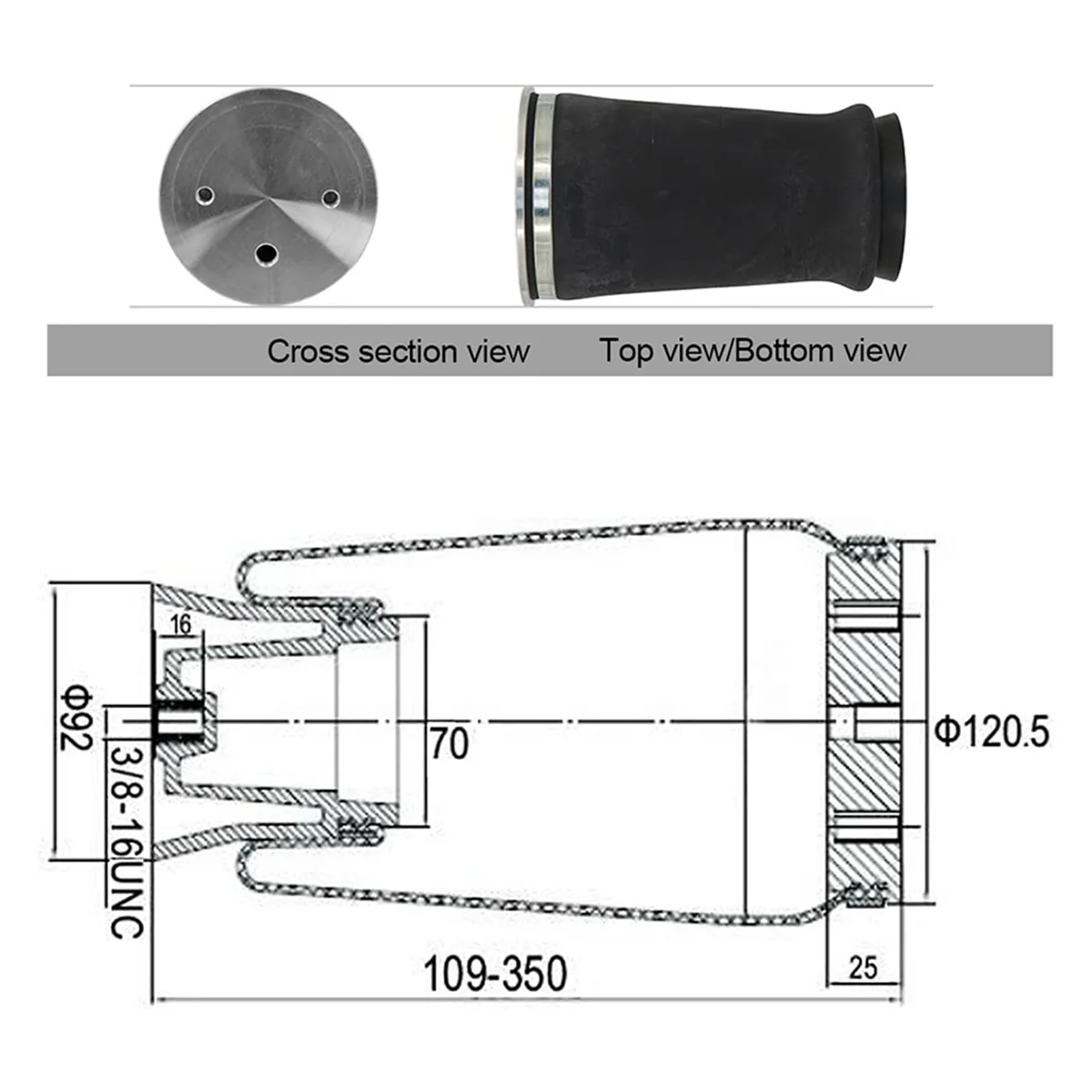 1S9000 Air Bag Package Spring Suspension Vehicle Suspension W21-760-9000