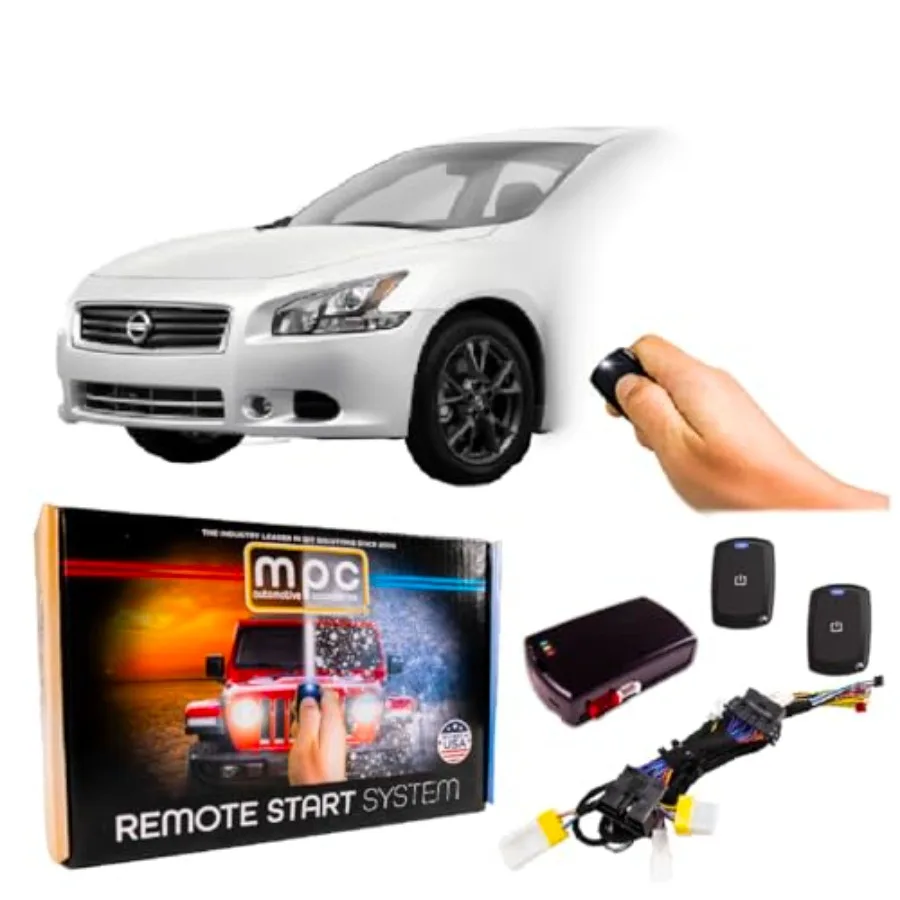 

MPC 2 1 кнопка, 1Way, комплект дистанционного запуска расширенного диапазона для Nissan Maxima 20092014 годов с PushtoStart, совместимость, разделка в комплекте