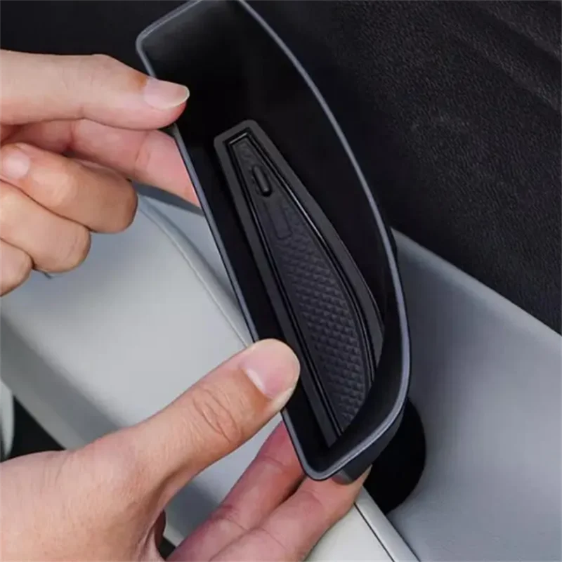 ل VW ID.4 ID4 ID 4 CROZZ سيارة الداخلية مقبض الباب مسند الذراع تخزين حاوية علب حامل مُنظِم صينية توفير مساحة #3