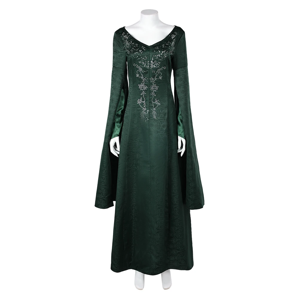 Alicent Princess Cosplay Costume Fantasy Dark Green Dress TV Dragon 2 Cosplay House Halloween Disguise Women Outfit Suit