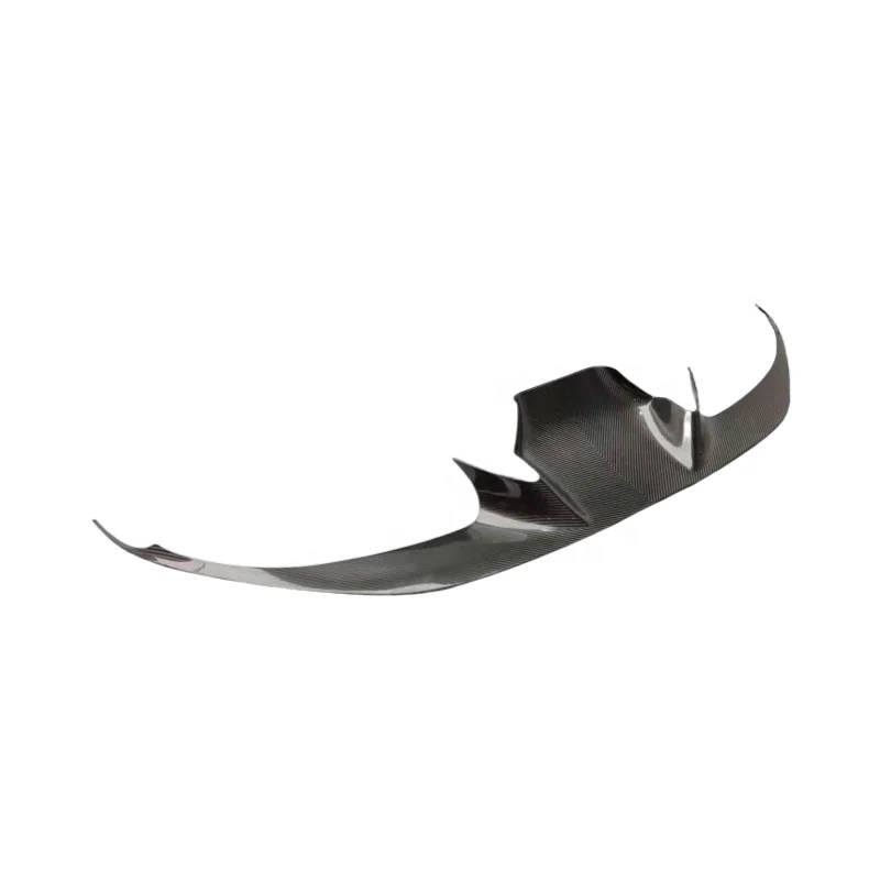 

Для Ferrari F8 Tributo Spider: Обновленная центральная накладка на бампер и передний сплиттер в стиле PK из сухого карбона