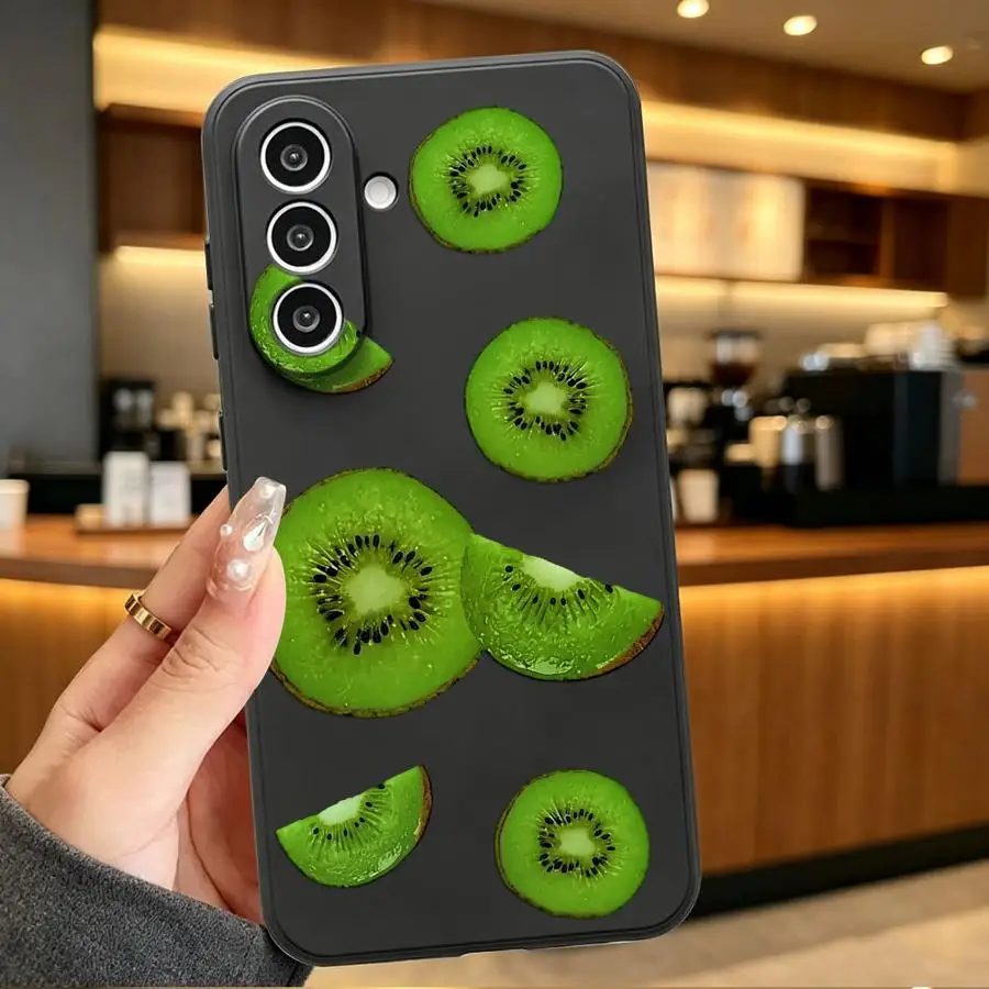 Case for Samsung Galaxy A57 A52 A36 A53 A17 A15 A55 A25 A16 A73 A51 A23 A37 A06 Phone Cover A50 A13 A12 A70 A41 Kiwi Slice Print