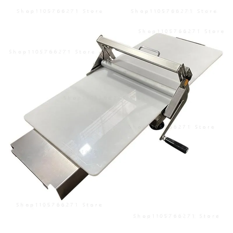 Desktop Foldable Manual Dough Shortener Machine, Hand Crust Forming Machine for Horn Bread, Egg Tart Skin Wrapping Molding