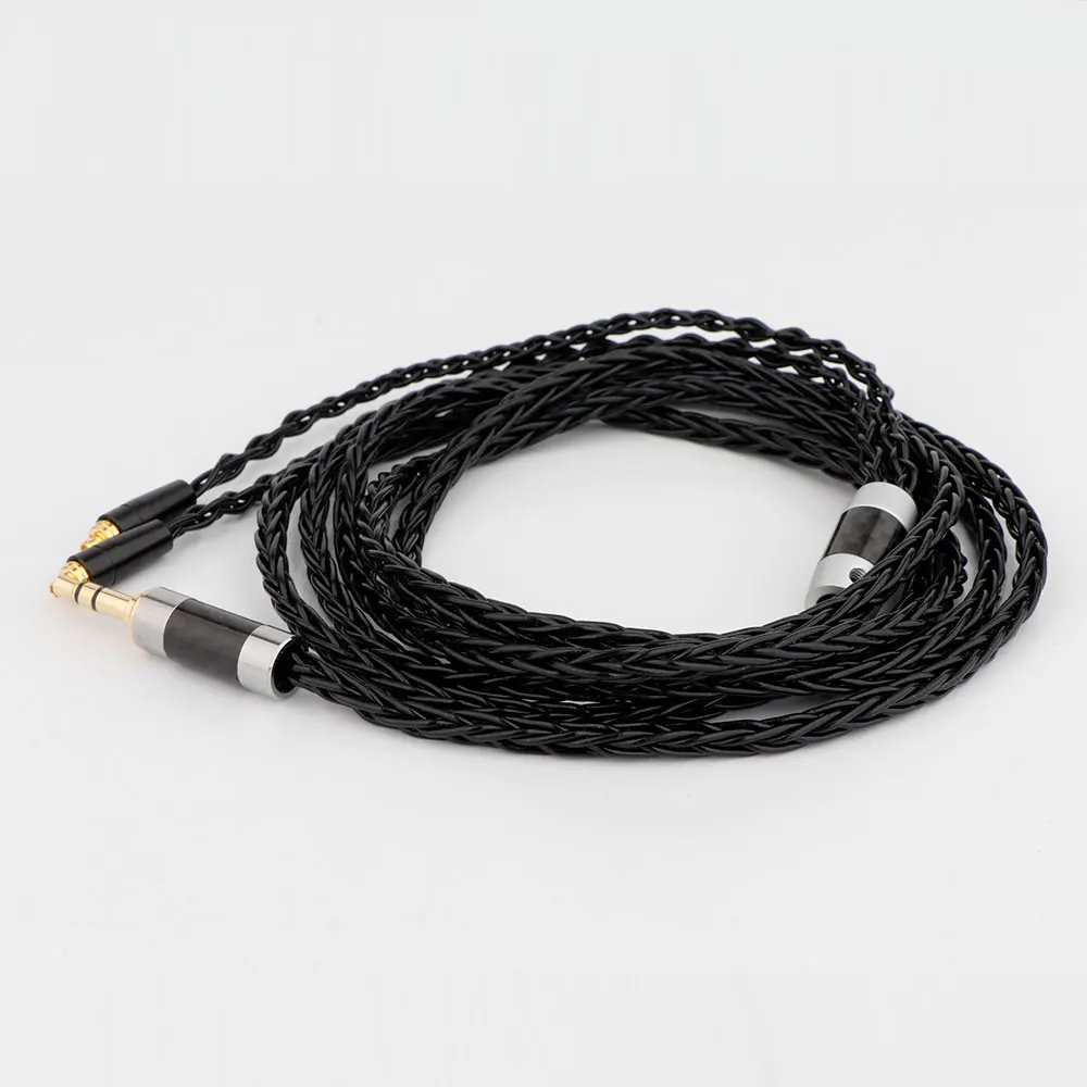 8-adriges Kopfhörer-Upgrade-Kabel aus Einkristallkupfer, versilbert, kompatibel mit IE300, IE900, IE600, IE200. – Detail 4