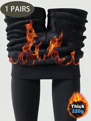 1 pcs Winter Thicken Thermal Pantyhose Women Fleece Lined Tights Ladies Thermal Stockings Winter Warm Leggings Thermal Tights
