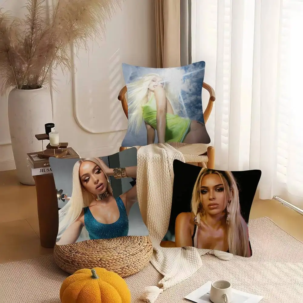Singer Bad Gyal Pillow Case Soft Double Sided Print Sofa Cushion Cover Throw Pillow Covers