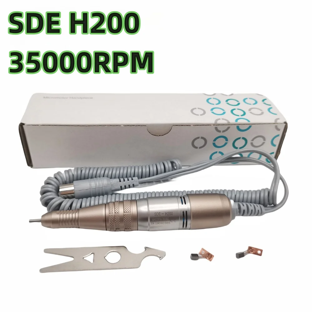 Strong 210 90 45K Dental Micromotor Polishing Nail Drill Pen Machine Manicure Beauty Handpiece 2.35mm 105L 102L H37L1 H200 M45C