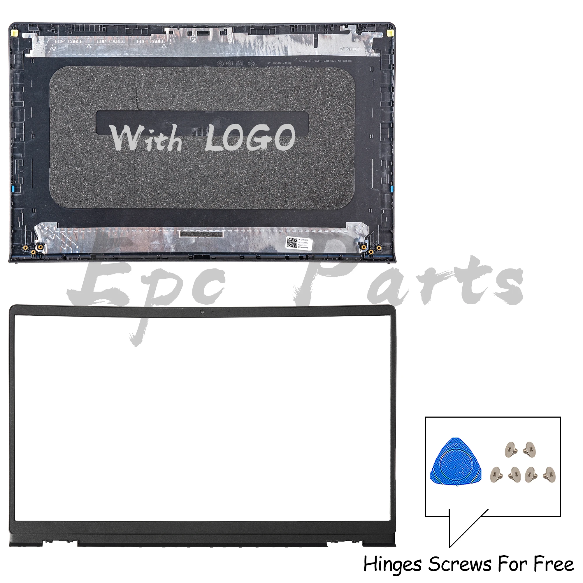 Imagem -02 - Tampa Traseira do Lcd e Reparo da Tampa Superior Traseira Peças de Epc Dell Inspiron 15 3510 3511 3515 3520 0ddm9d 0t4mt1 00wpn8 156 Novo