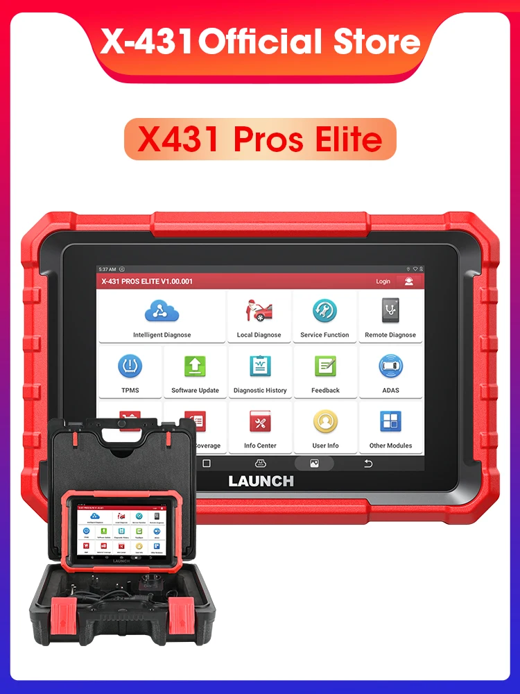 LAUNCH X431 PROSElite Auto-Scanner Professionelles OBD2 Kfz-Diagnosegerät Autoscanner mit 2 Jahren Kostenlosem Update