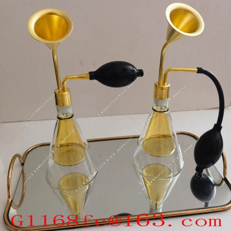 Glass Creative Brass Scent Instrument Oil Perfume Smell Coffee Beans