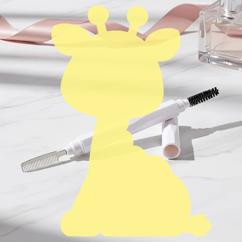 Dual End Eyebrow Brush Eyelash Separator Comb Stainless Steel Brow Lash Makeup Beauty Tool