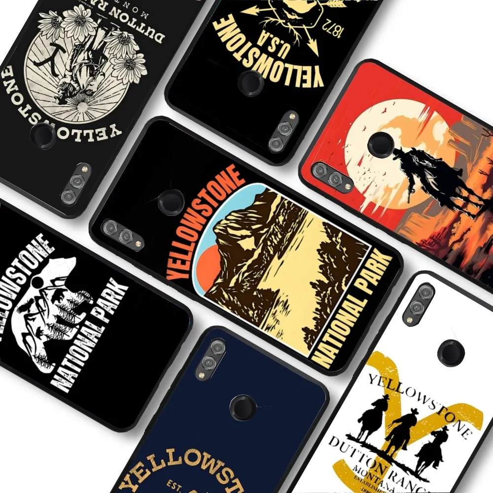 Y-Yellowstone TV Show Phone Case For Huawei Honor 10 lite 9 20 7A 9X 30 50 60 70 pro plus Soft Silicone Cover