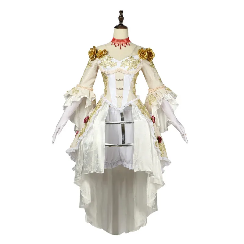Game Five Personality Red Lady COSpia Cosplay Costume Hunter Bloody Queen Mary Cosplay Costume Uniform Suit dress