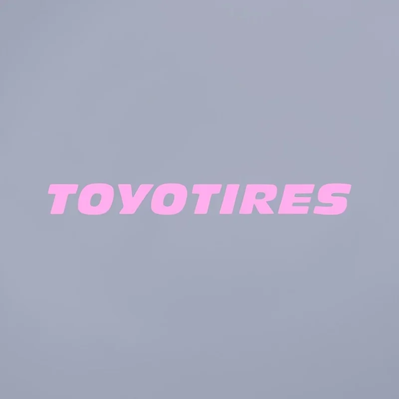 2 ชิ้น/ชุด สติกเกอร์ไวนิลโลโก้ “TOYOTIRES” ดีไซน์เรียบหรู - ทนทาน กันน้ำ ตกแต่งอย่างมีสไตล์สำหรับรถยนต์ แล็ปท็อป เคสโทรศัพท์ และอุปกรณ์ประจำวัน