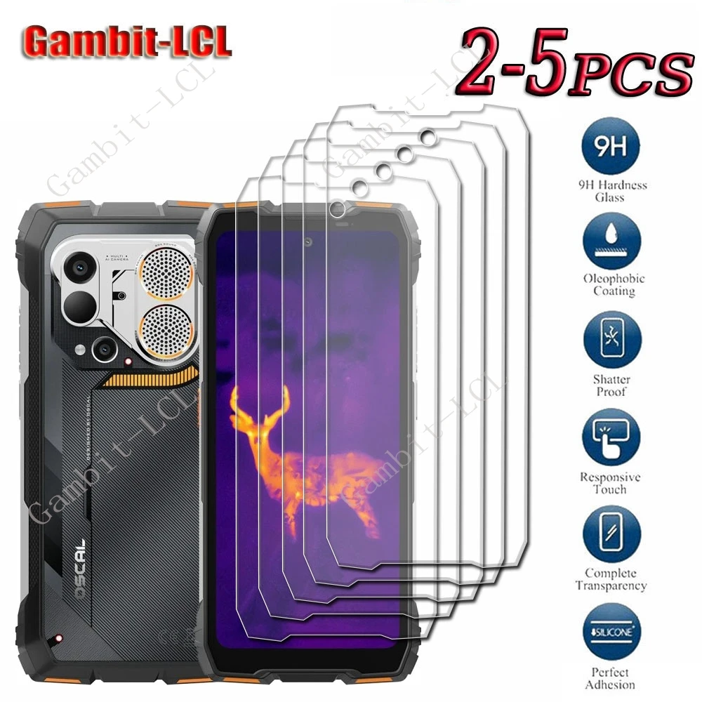 2-5PCS 9H HD Tempered Glass For Blackview Oscal Pilot 6 ON OscalPilot6 Pilot6 Rock 3 Rock3  Screen Protection Cover Film