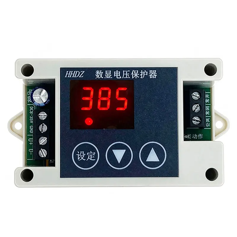 DC 0-100V 600V Voltage Detection Display Upper And Lower Limit Alarm Control Relay Switch Module