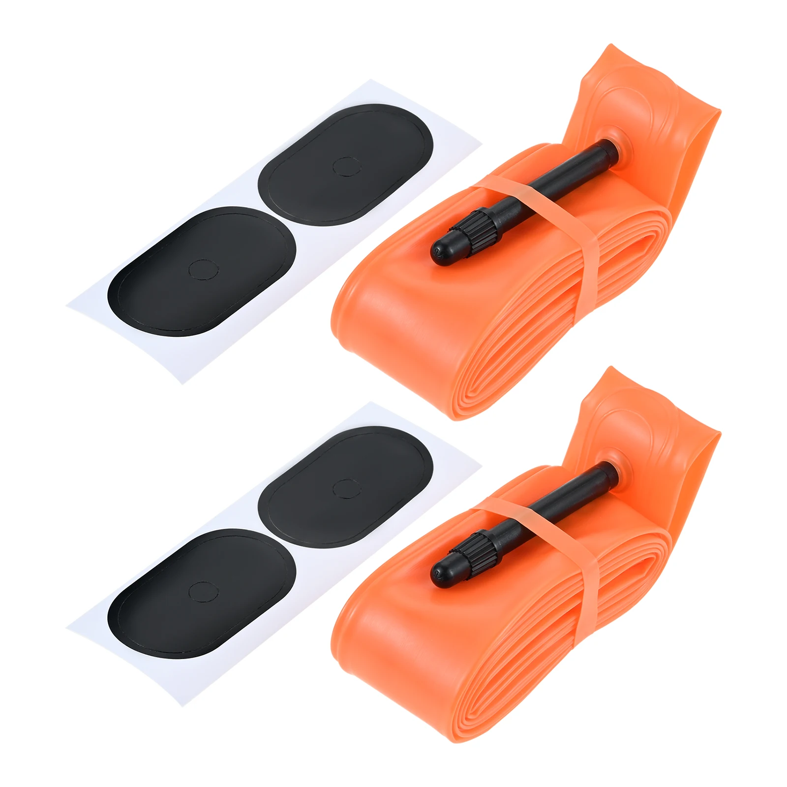 

2pcs Orange Bike Inner Tube TPU Road Bike Inner Tube 700C X 18-32C for Rim/disc Brake Systems Lightweight Tubes Bicycle Parts