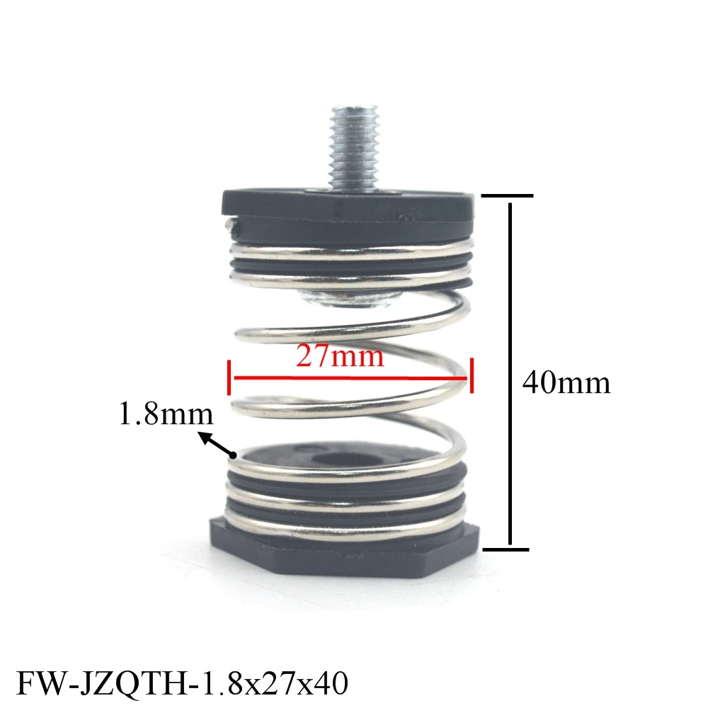 1PCS M6 40mm Length  Air Pump  Shockproof Compression  Spring Damping Spring Seat