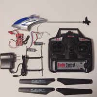 SYMA S032G Helicopter Spare Part Blade / Gear / Charger / Motor / Receiver / Controller / Landing SKid / Head Cover / Decoration