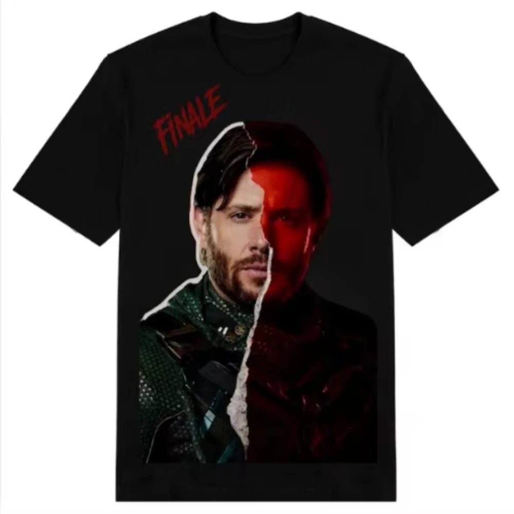 2026 Soldier Boy Finale Split Portrait Graphic T-shirt Unisex Oversized Cotton Short Sleeve The Boys TV Show Fan Streetwear Tops