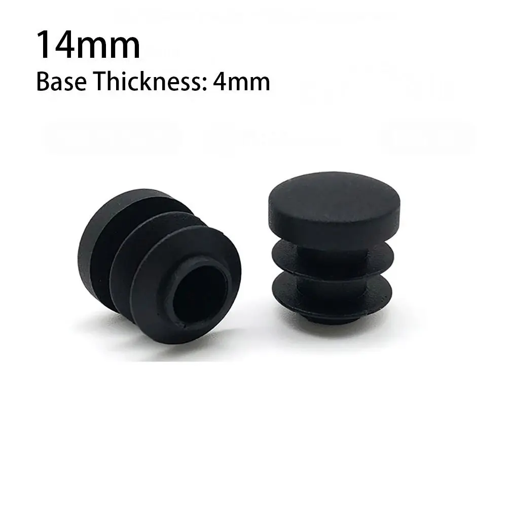 10Pcs Steel Pipe Furniture Leg Plug Pipe Inserts Plugs Non-slip Round Tube Dust Cover Floor Protectors 16 19 22 25mm