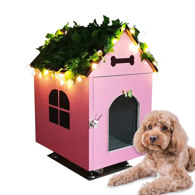 

Soundproof pet nest large small dog cage with toilet separation villa household silent bird cage soundproof room