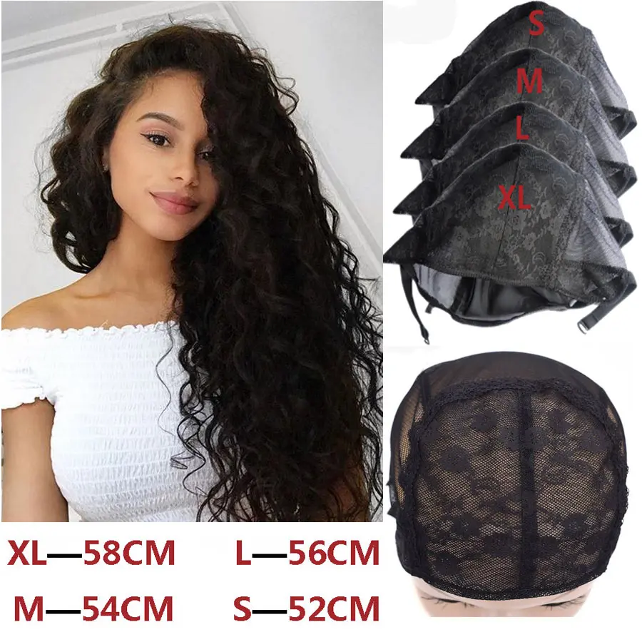 5pcs Wig Cap with Grip Band for Keeping Wigs in Place, More Full Cap-wide Transparent Lace for Lace Front Wigs #2