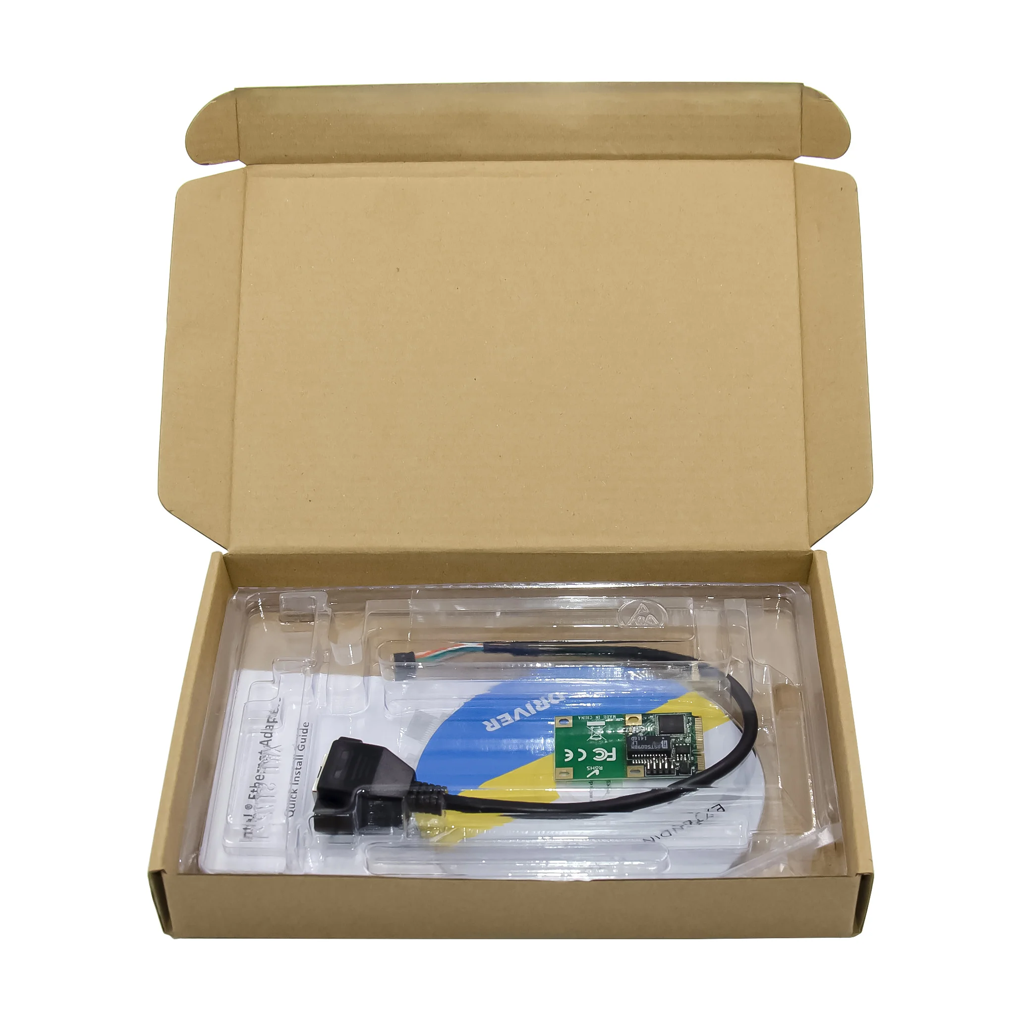 SUNWEIT ST7237 Mini carte LAN PCIe adaptateur 1G avec jeu de puces Intel 82574 pour serveur cartes réseau filaires internes en Stock