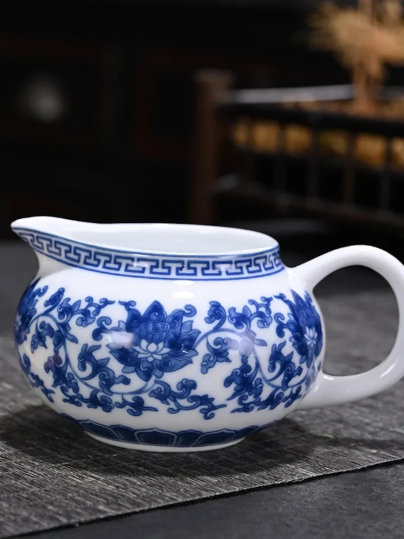 

Ceramic Tea Cup Set, Tea Cup, Blue and White Porcelain, Chinese Kung Fu tea set, Household drinking utensils