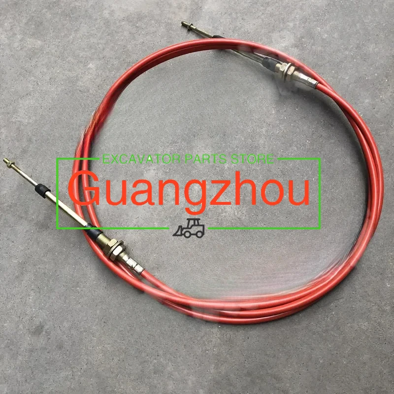 for KOBELCO SK200-3 200-5 200-6-6E 200-8  Excavator Spare Parts Throttle  Cable Accelerator Excavator Accessories Higher Quality