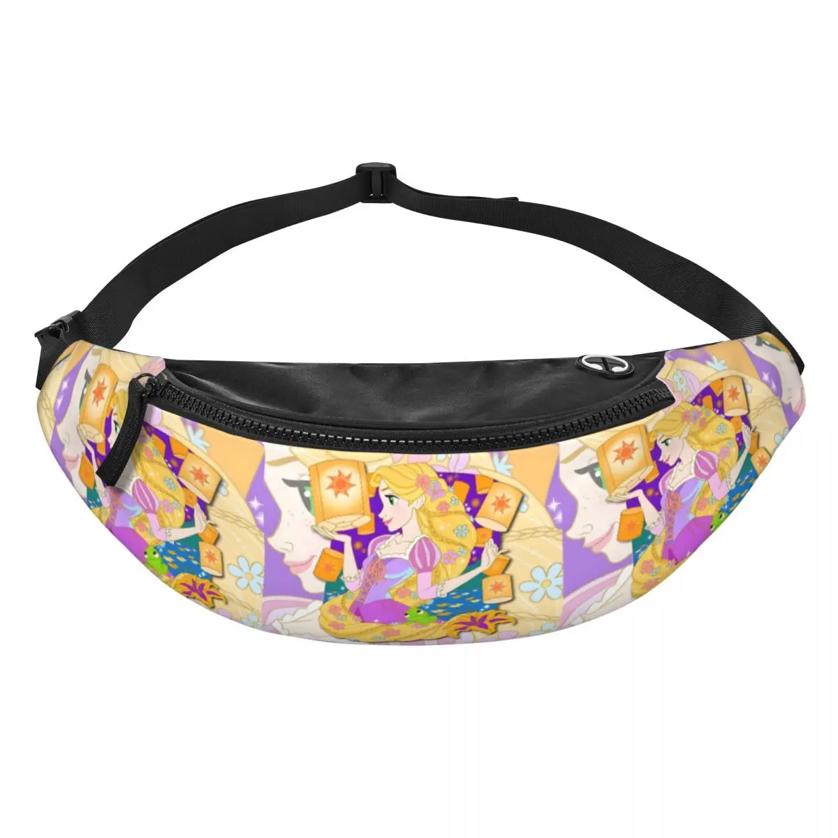 

Custom T-Tangled Fanny Bag Cartoon Funny Crossbody Waist Pack Women Men Traveling Phone Money Pouch