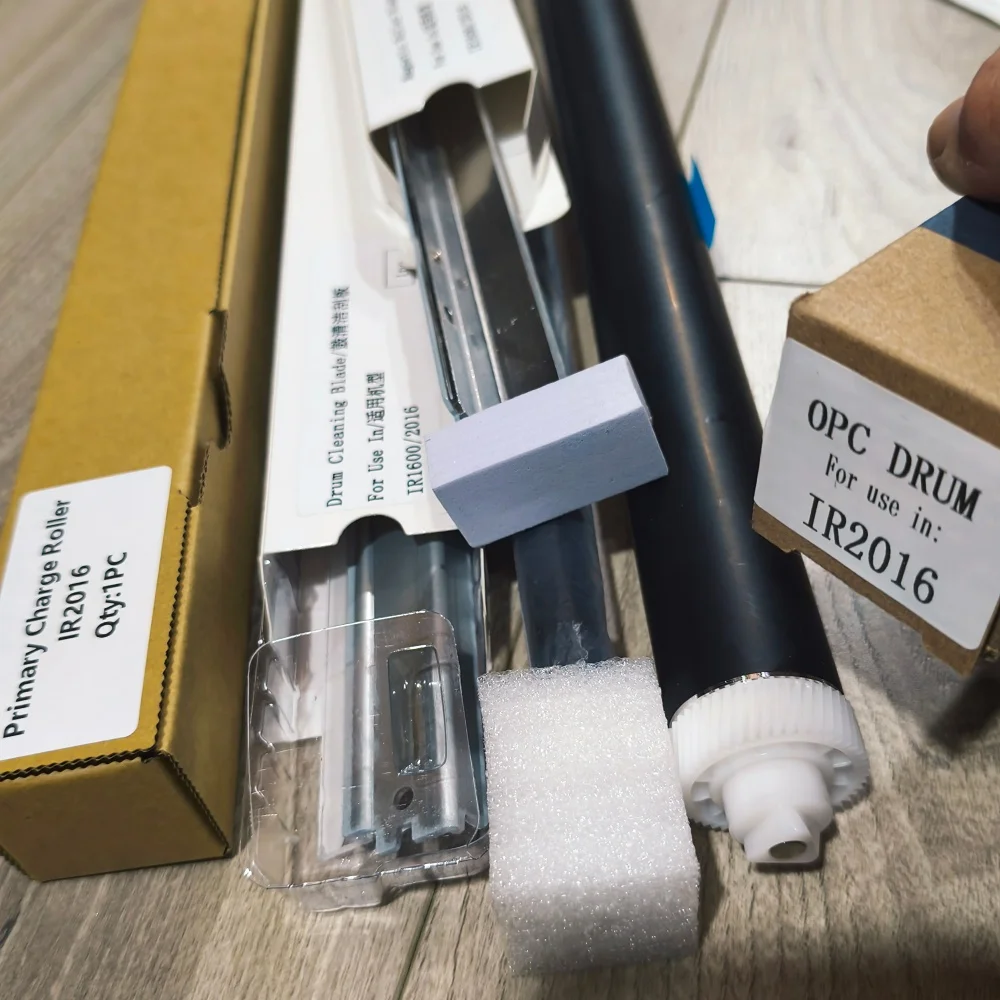 

1Set NPG-28 Drum Unit Parts IR2016 PCR Charge Roller+OPC Drum+Drum Cleaning Blade For Canon IR 2016 2020 2022 2025 2030 2420