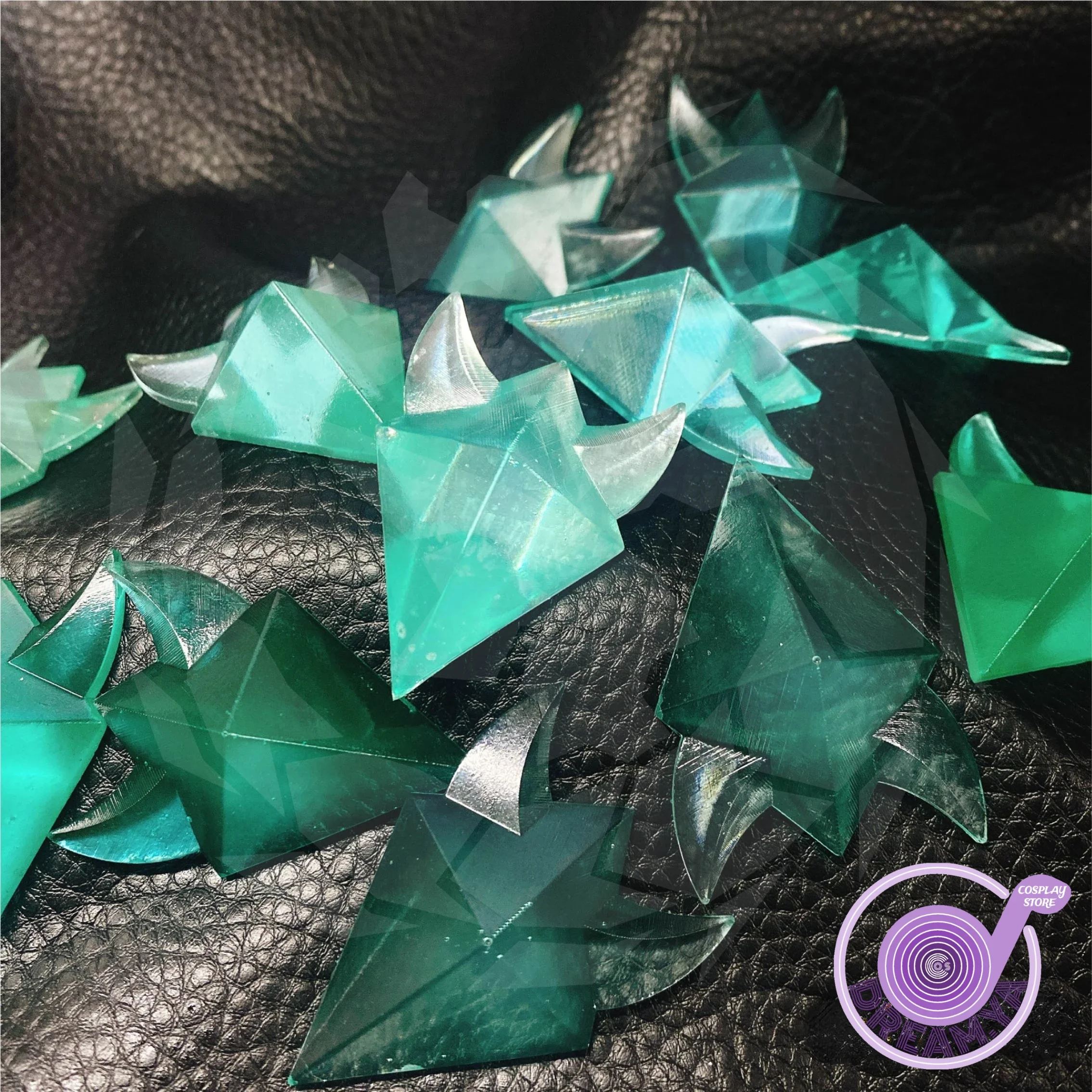 Genshin Darbe 3D Kristal Kelebek Kolye saç tokası Anahtarlık Kolye okul çantası Tokalarım Anahtarlık El Yapımı Cosplay Prop Hediye