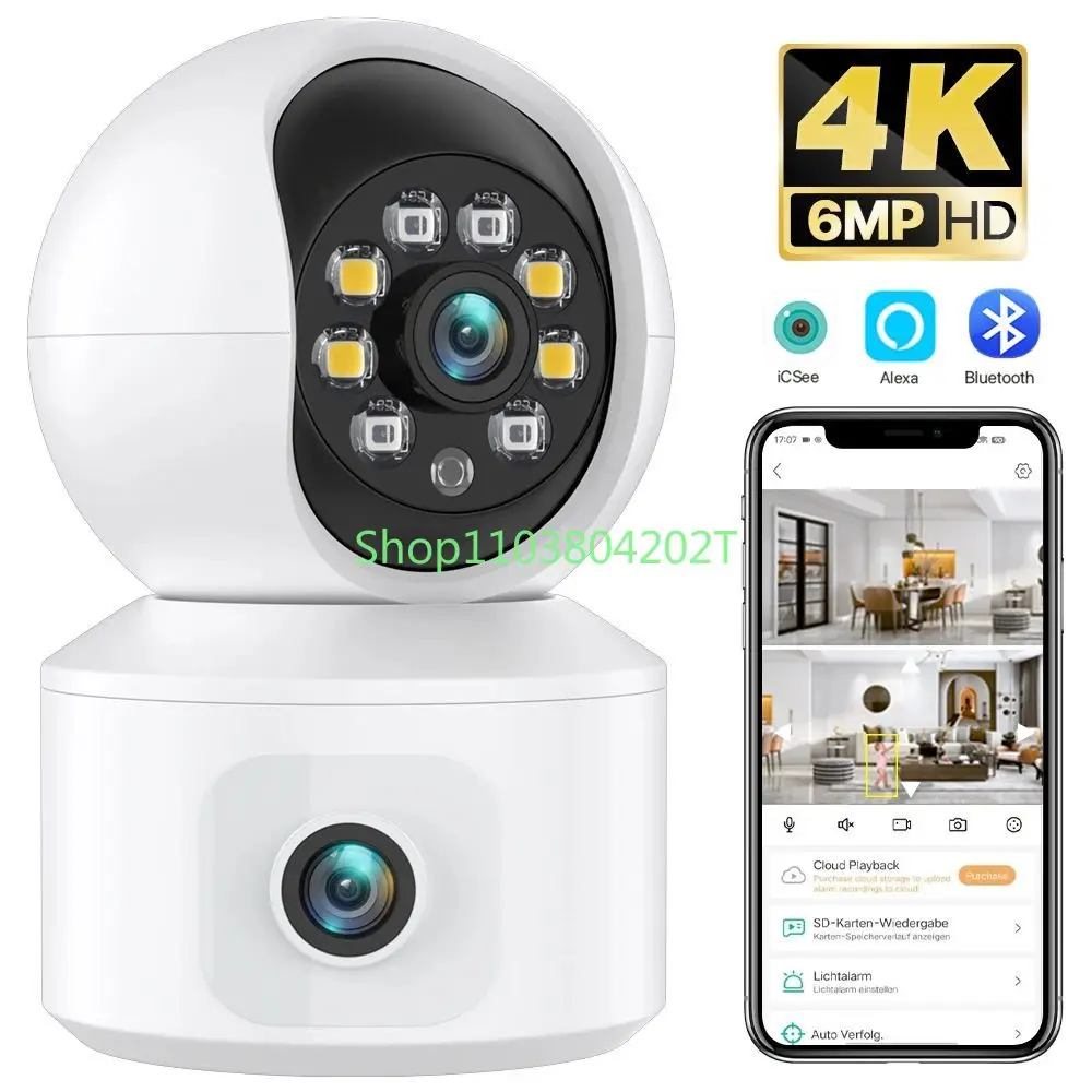 CCTV HD 4K WiFi IP Security Camera Wireless Baby Pet Monitor