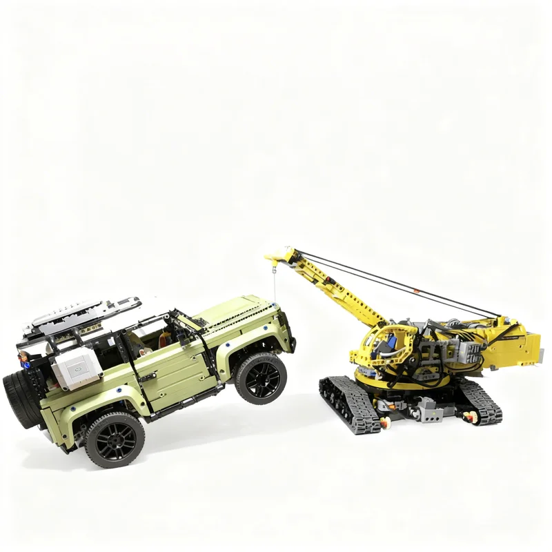 3851 stuks MOC Zware machines  - Heavy Equipment Education recensie en prijs