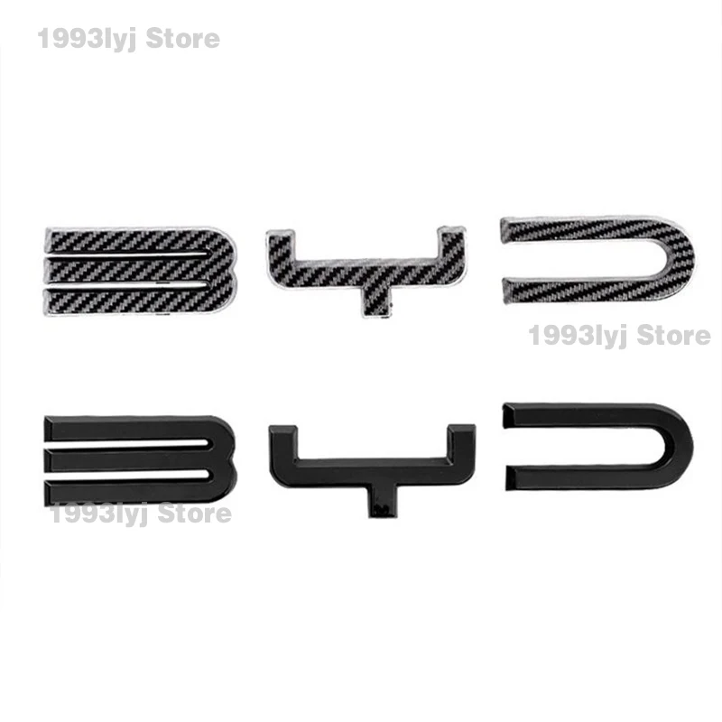 For BYD Seagull 2022 2023 2024 Styling Plastic Rear Emblem Front Grille Badge High-end Decals Auto Exterior Decoration