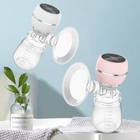 Electric Breast Pump Intelligent Integrated Silent Breastmilk Pump High Suction Massage Painless Breast Milk Bottle