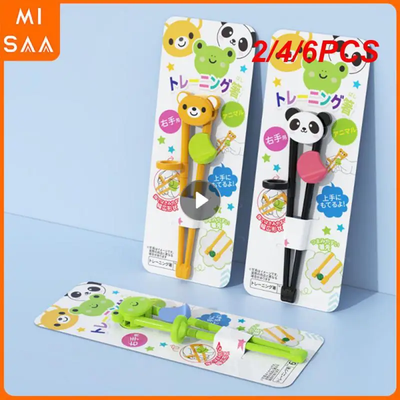 2/4/6PCS Cartoon Animal Chopsticks Cute And Interesting Safety Non-toxic Best Seller Rich And Colorful Highest Rated