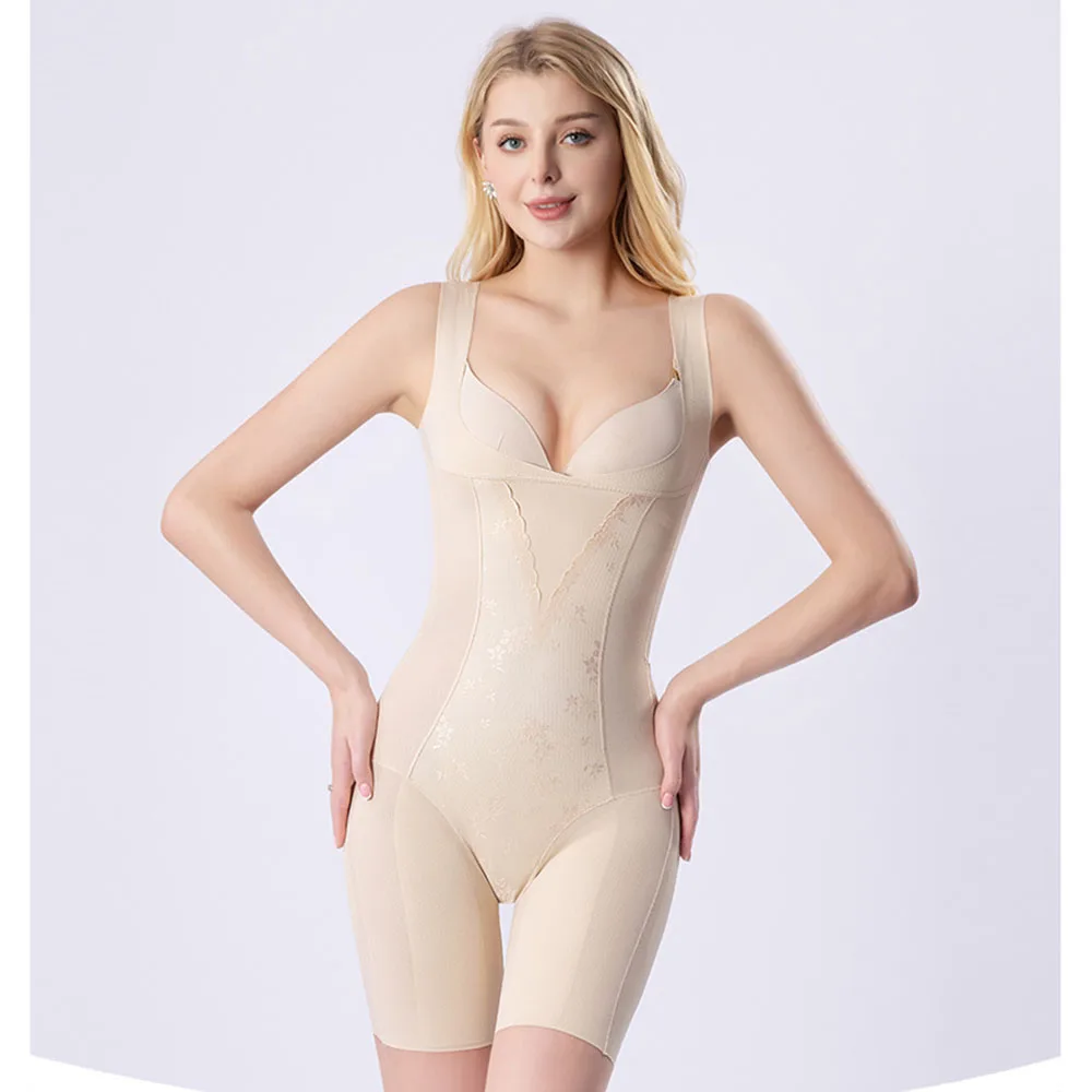 New Slimming Ladies Hip Beam Height Elastic Body One-piece Corset Summer Thin Body-building One-piece Underwear Women