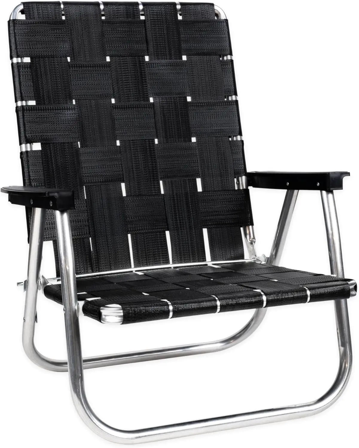 Experience The Ultimate Beach Relaxation with The Lawn Chair Midnight Beach Chair – Lightweight, Durable, and Perfect for Summer