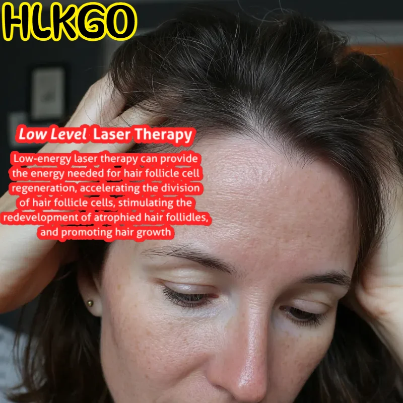 

Новая шапочка для терапии красным светом 2025 года, лазерная шапка для восстановления волос 650 нм с массажером для кожи головы, профессиональный шлем для лечения выпадения волос