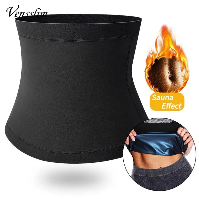 Waist Trainer Premium Polymer Sauna Strap Weight Loss Women Belly Trimmer Slim Wrap Fitness Heat Sweat Workout Slimming Belt