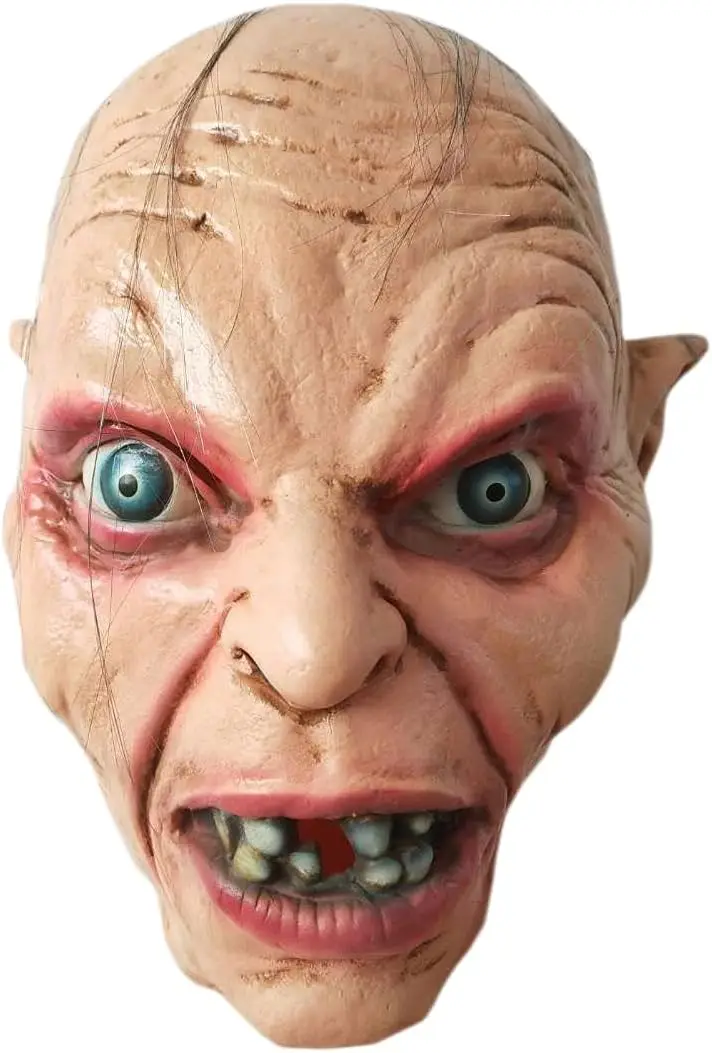 2026 Mask Lord Rings Halloween Costume Party Props Evil Clown Creepy Masquerade Dress Horror Headgear