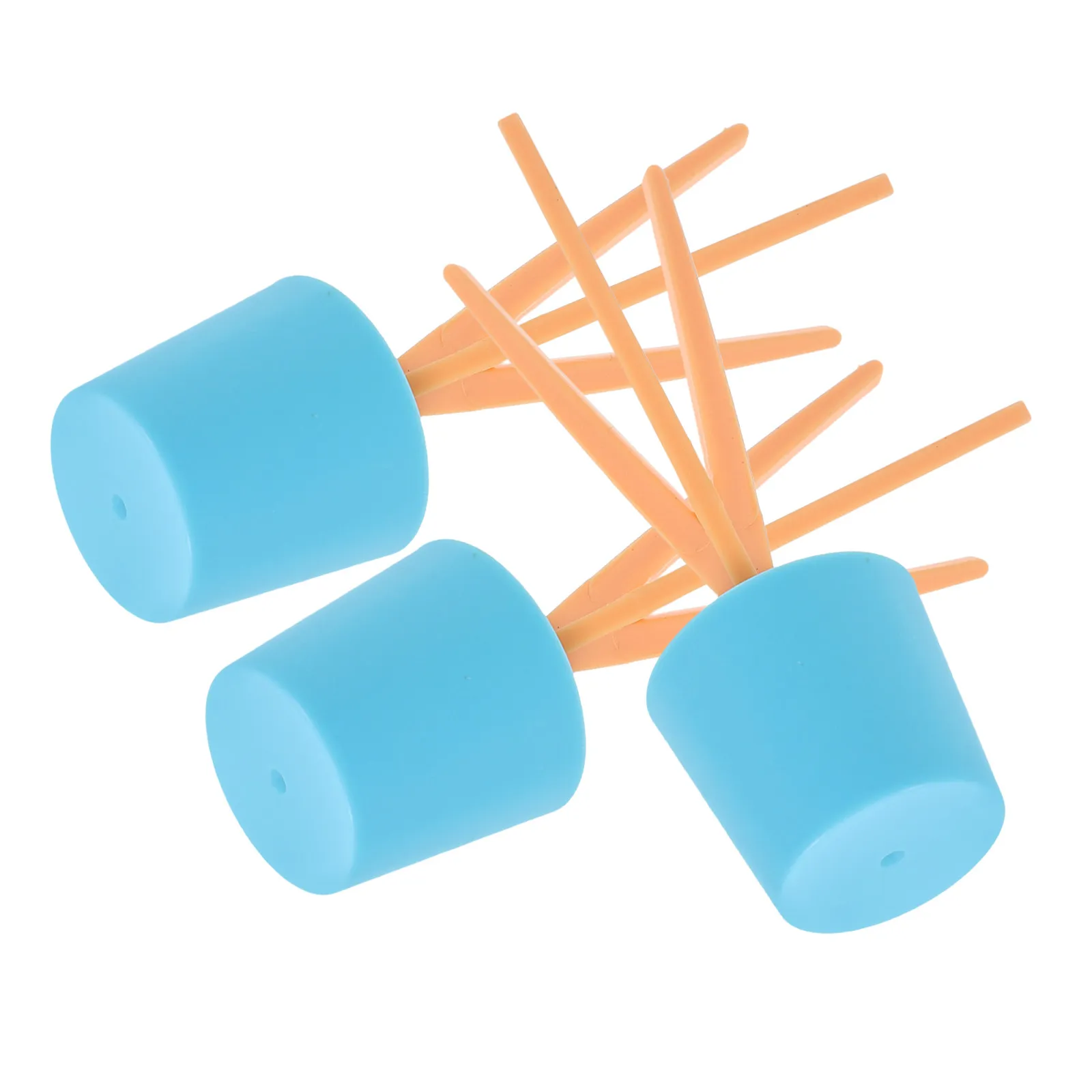 

Набор из 3 миниатюрных синих настольных и напольных ламп для кукольного домика, реалистичные аксессуары для мебели, миниатюрные светильники для дома